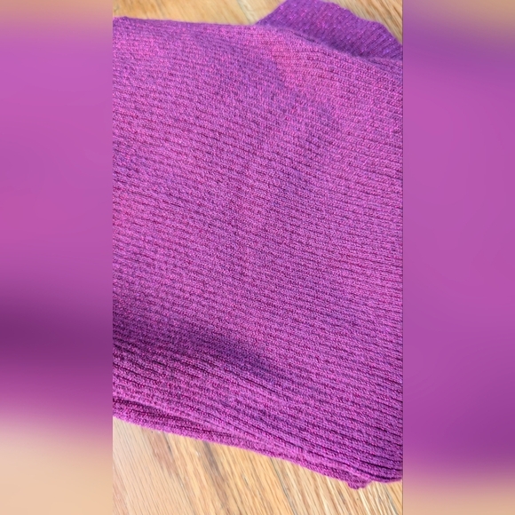 Zara Elegant Long Sleeve Dress in Deep Purple - Picture 4 of 4